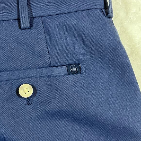 Peter Millar Performance Quick Dry Golf Pants Blue Men’s Sz Md - Picture 3 of 7